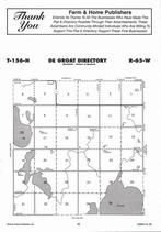 De Groat Township, Chain Lakes, Dry Lake, Directory Map, Ramsey County 2007